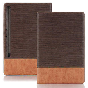 适用三星TabS6 T860十字纹拼接平板保护套翻盖支架T865皮套 10.5