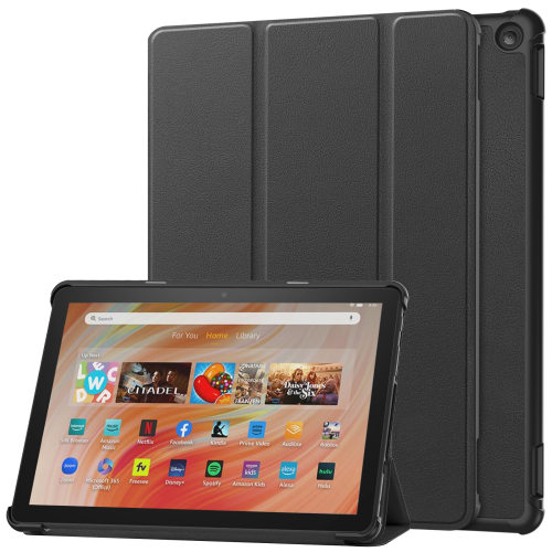适用亚马逊2023 Kindle fire hd10平板保护套10.1三折皮套休眠壳