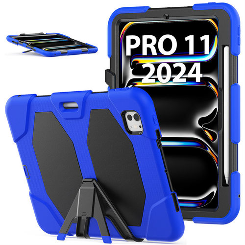 适用iPad Pro11 2024格里芬硅胶PC支架防摔平板壳苹果Air6保护套