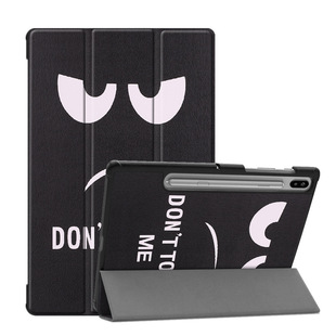 T860平板保护套 10.5 t865卡斯特彩绘三折皮套 适用于三星tab