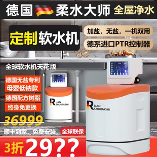 德国柔水大师定制百款 进口家用全屋别墅中央净水器 无盐软水机