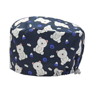 戈美恩手术帽女纯棉定制大头围口腔医生工作帽手术室帽子不压头发