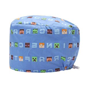 戈美恩手术帽女纯棉调节扣护士帽手术室专用帽子不压头发医生圆帽