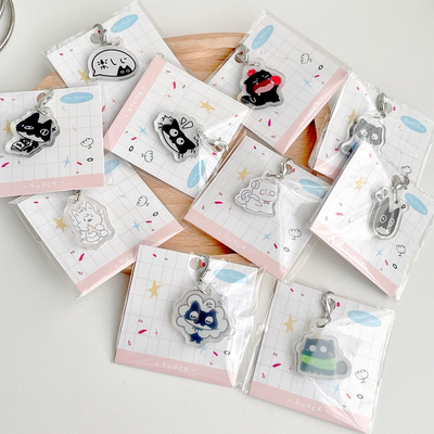 12月新品 mini吊坠合集2手账本装饰亚克力可爱挂饰原创文创