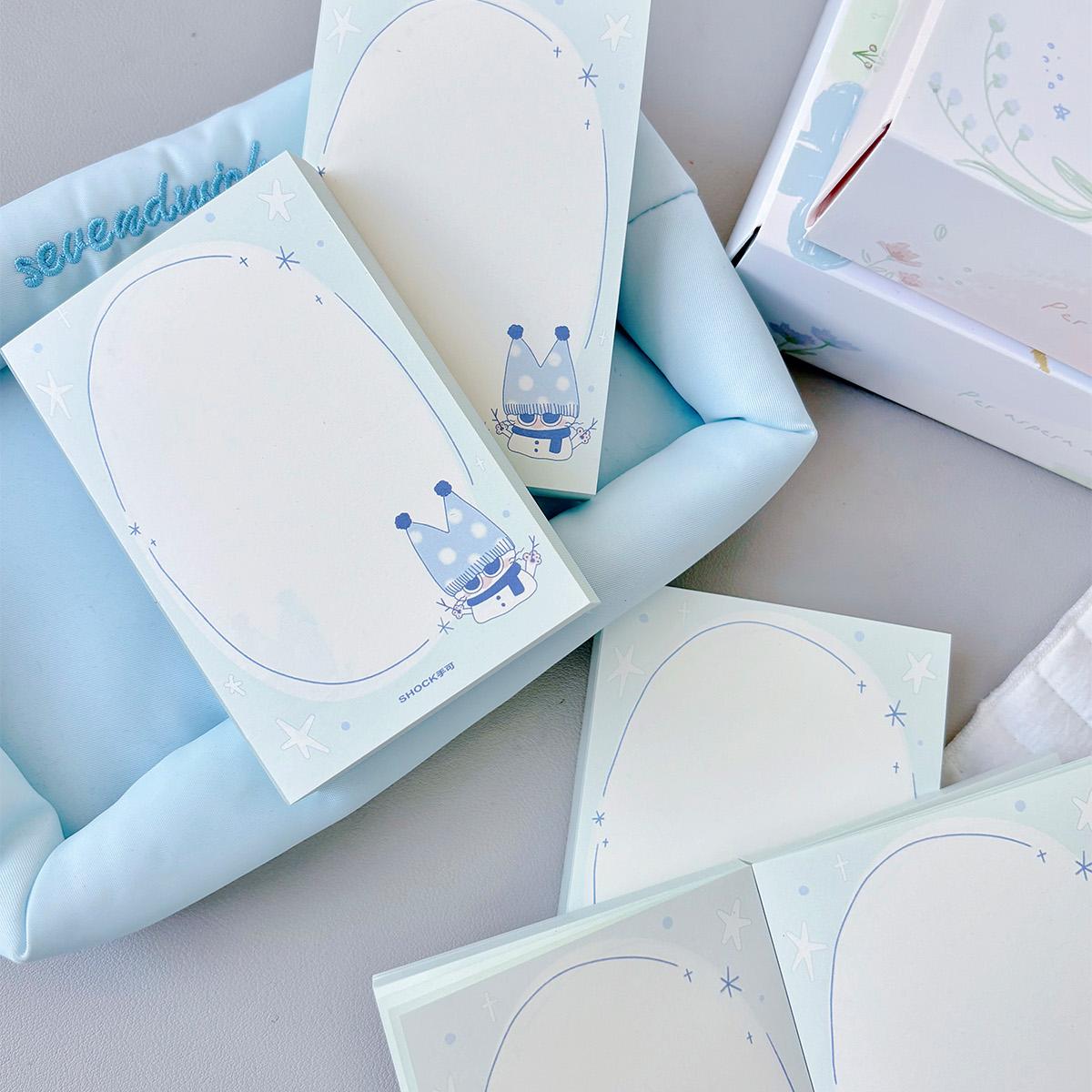 SHOCK手可 |冷冷雪喵A7M5奇葩A6便签纸拍纸本内页活页替芯手账