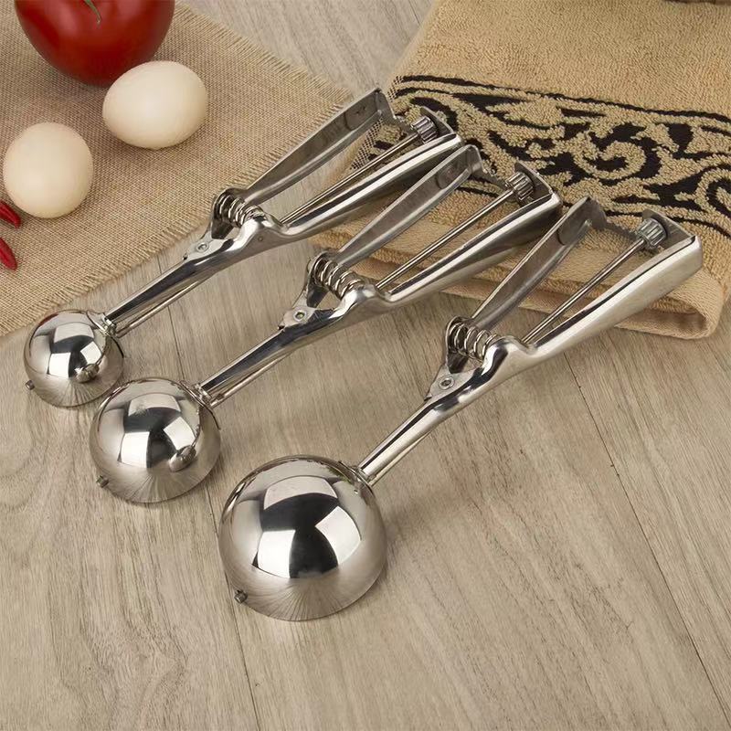 冰淇淋不锈钢勺雪糕挖球西瓜夹子