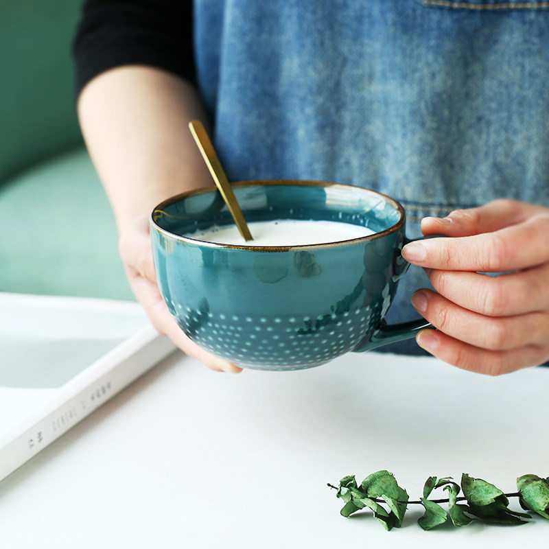 创意陶瓷马克杯牛奶杯早餐杯潮流情侣喝水杯家用咖啡杯男女茶杯,餐饮具,马克杯,淘宝优惠券,粉丝福利购,淘宝优惠卷