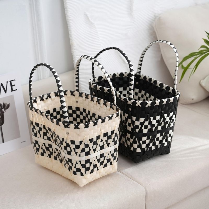 纯手工编织菜篮子大容量手提包购物袋海边百搭休闲度假野炊收纳篮,收纳整理,其他收纳篮,淘宝优惠券,粉丝福利购,淘宝优惠卷