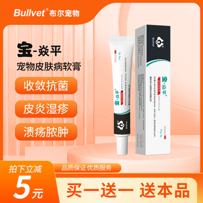 布尔宝猫狗皮肤病皮炎湿疹