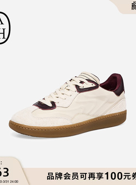 ASH女鞋春季SHAKE真皮德训鞋女厚底百搭舒适系带休闲鞋潮