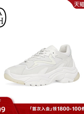 ASH男女同款老爹鞋秋季ADDICT真皮厚底小个子增高休闲鞋