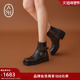 ASH女鞋 2025秋冬YURI短筒方头切尔西靴户外露营西部靴女短靴