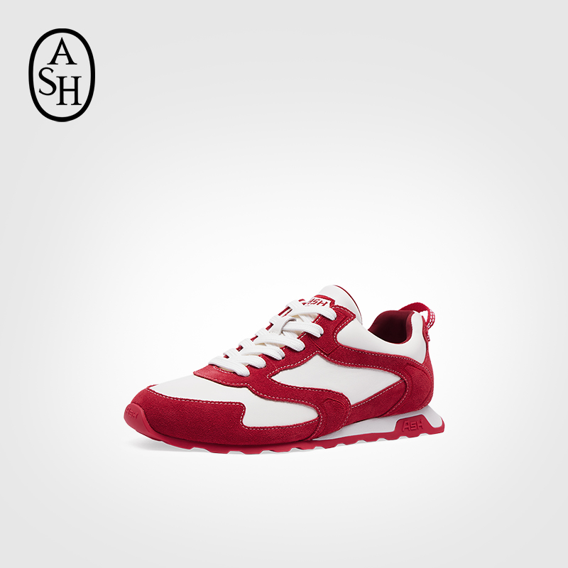 ASHASH2024秋冬新款厚底小白鞋