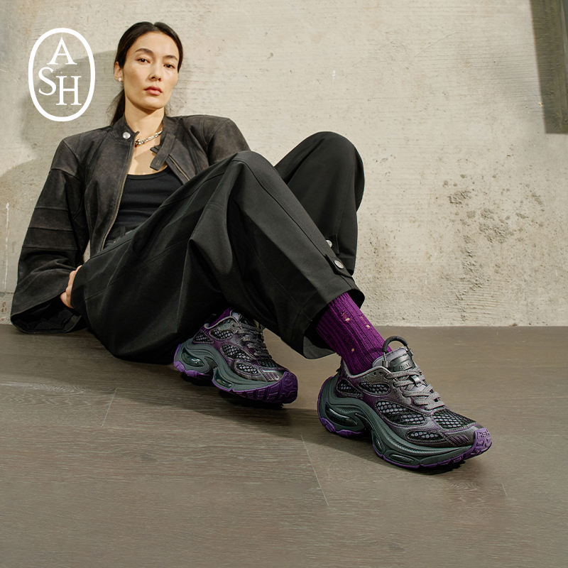 【男女同款】ASH秋季新款DRAGON龙鳞鞋厚底老爹鞋增高休闲运动鞋