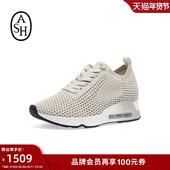 2025春季 款 LAIKA飞织运动鞋 ASH女鞋 女厚底增高轻便透气休闲鞋 潮