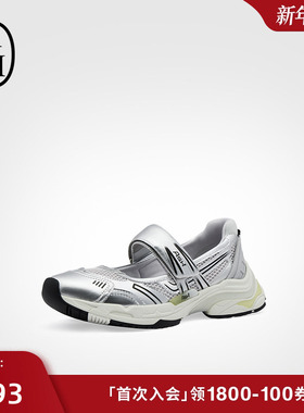 ASH女鞋秋季ROLLS魔术贴老爹鞋女浅口厚底运动玛丽珍潮鞋