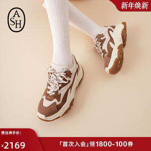 厚底增高复古运动鞋 ASH女鞋 Addict老爹鞋 新款 2025秋季