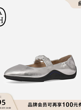 ASH女鞋2026春夏新款MAYA玛丽珍皮鞋女圆头一脚蹬舒适浅口单鞋