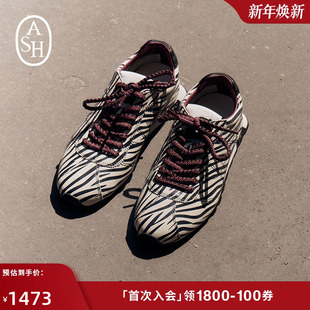 KILL 新款 BILL真皮休闲鞋 薄底豹纹德训鞋 ASH女鞋 平底板鞋 2025秋季