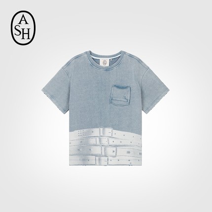ASH女装春夏PULLOVER T系列圆领短袖T恤