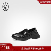 2025秋季 ROMIE BIS真皮乐福鞋 ASH女鞋 厚底一脚蹬休闲运动单鞋