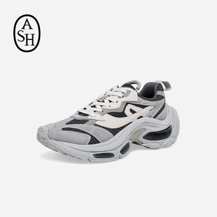 ASH女鞋春季DYNAMIC拼色厚底复古老爹鞋增高休闲运动鞋