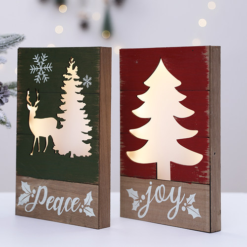 创意圣诞小树装饰吊牌