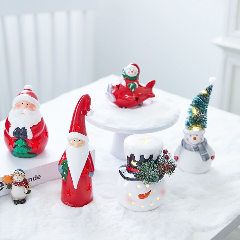 陶瓷公仔卧室摆件节日礼物