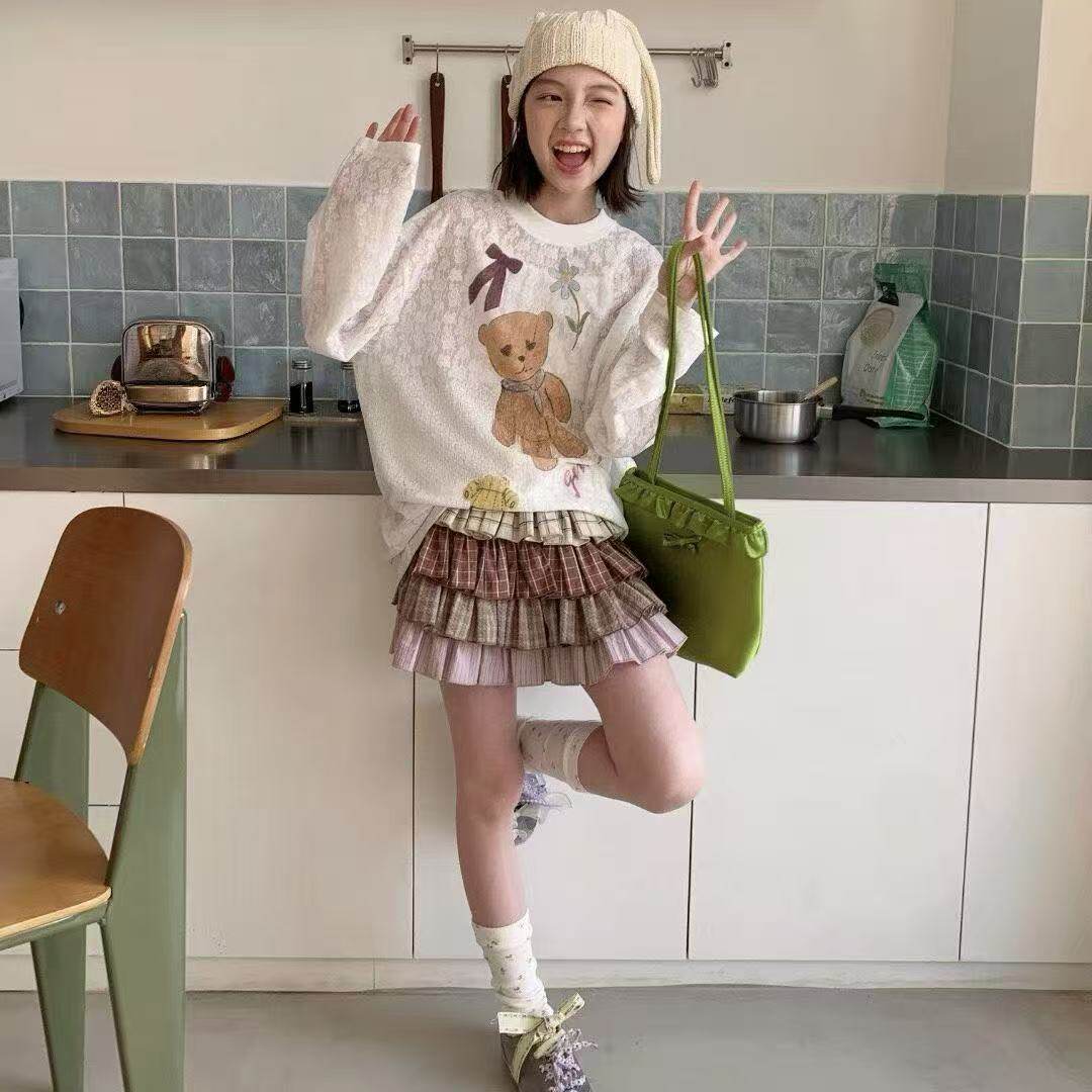 儿童长袖半身裙女童春季2026半身裙