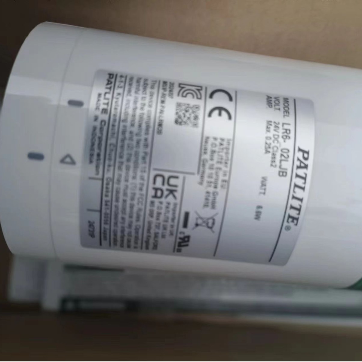 全新原装正品PATLITE派特莱LED三色警示灯LR6-302LJBW-RYG