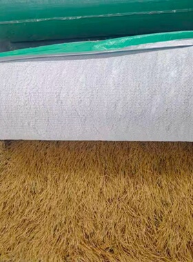 TPR乳胶底仿真茅草草屋顶走廊木屋农家乐户外景区庭院地毯式稻草