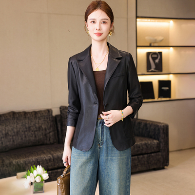 2025新款海宁真皮皮衣绵羊皮外套