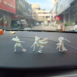 寒江孤影江湖故人古风武侠剑客刀客侠客小摆件微景观微缩忍者剑客