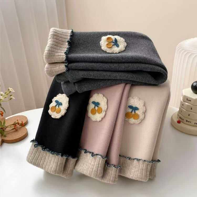 儿童加绒裤子女童冬季加绒裤宝宝保暖裤时尚可爱一体绒打底裤外穿,童装/婴儿装/亲子装,裤子,淘宝优惠券,粉丝福利购,淘宝优惠卷