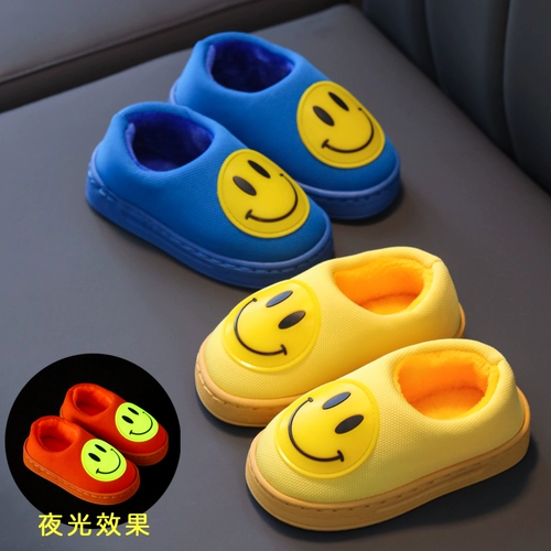 Зимние детские мультяшные туфли подходит для мужчин и женщин, тапочки, семейный стиль, 1-3-6 лет