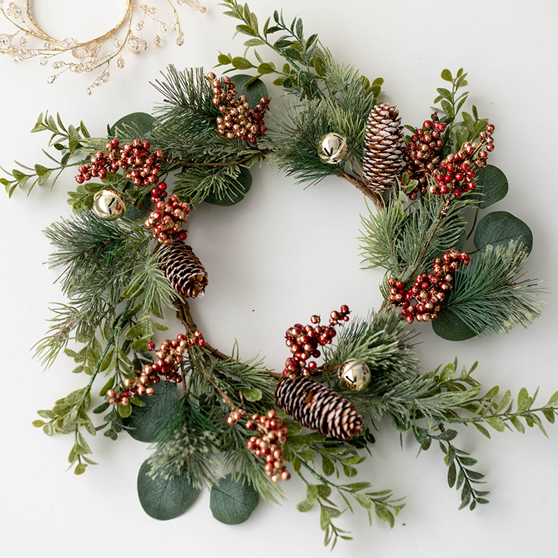 Hromeo圣诞节花环壁挂装饰