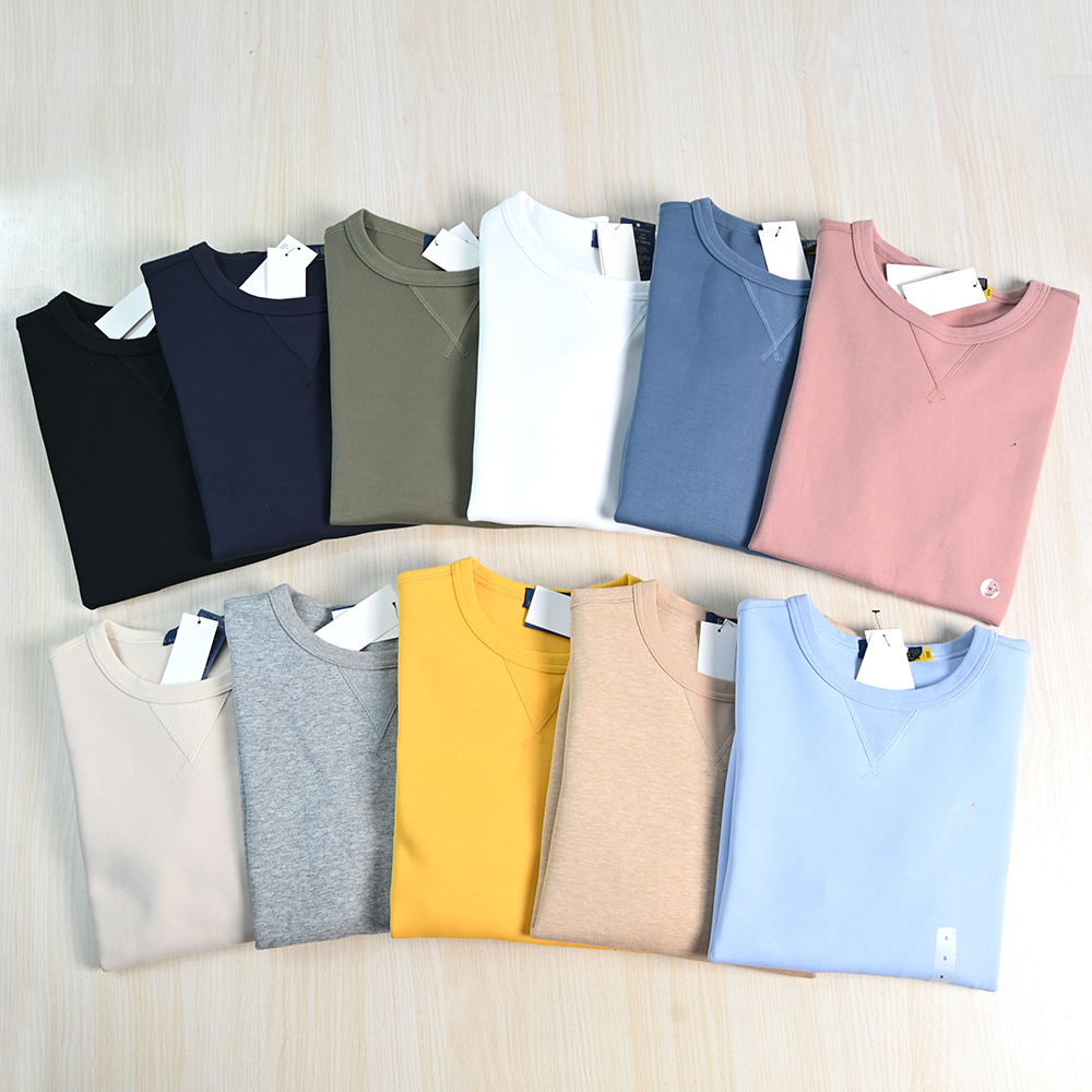 经典刺绣男士圆领休闲长袖卫衣