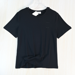 舒适烫钻棉质圆领休闲短袖 T恤 263 思琪女装