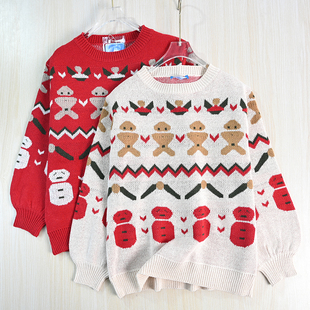 针织毛衣 22厚实减龄提花圆领宽松休闲长袖 思琪女装 2512