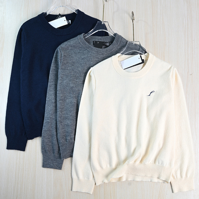 思琪女装2512/29  软糯圆领宽松休闲百搭长袖针织衫上衣