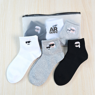 思琪好货261 15美系K尔刺绣棉质针织短袜3双装