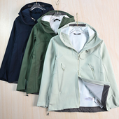 男女同款 259 户外休闲防泼水腹绒软壳连帽外套