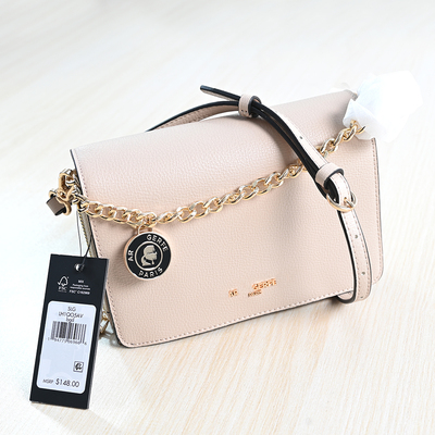 经典皮革链条吊坠手提单肩斜跨包