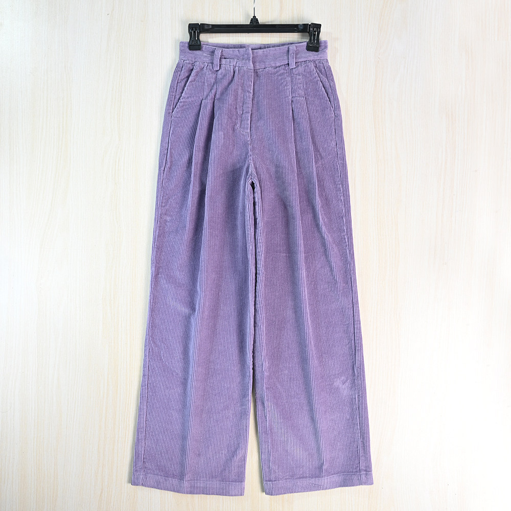 思琪女装261/8 气质厚实灯芯绒棉高腰宽松直筒休闲长裤,女装/女士精品,休闲裤,淘宝优惠券,粉丝福利购,淘宝优惠卷