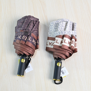 2510 美M系精致满印字母自动可折叠晴雨伞