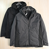 男装 好货259 户外休闲针织拼接连帽夹棉保暖棉衣棉服