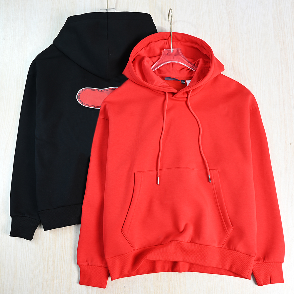 冬季厚实棉抓绒连帽宽松休闲卫衣