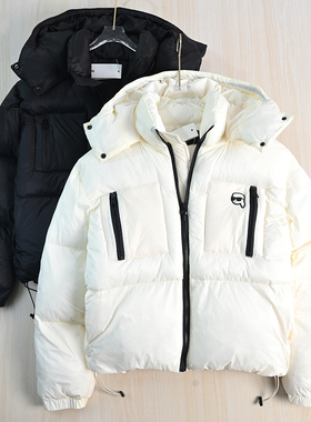 思琪女装2510/13 美系K尔厚实蓬松保暖连帽休闲棉衣棉服