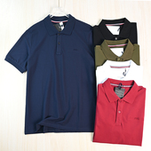 Polo衫 男装 美汤系通勤压花字母珠地棉休闲短袖 好货推荐 261