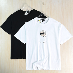 美系K尔胶印卡通小人棉质圆领休闲短袖 T恤 好货263 男装